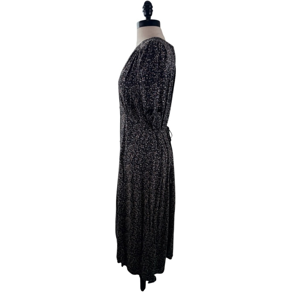 Levi's Black Floral Midi Dress - Picture 4 of 7